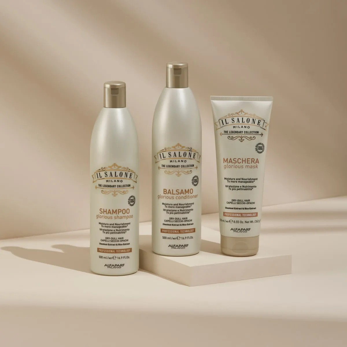 Agrupamento de produtos Linha Glorious